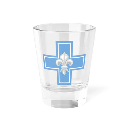 ESGA Cruz Lilium FAA (Argentina) (Coat of Arms) Shot Glass 1.5oz 1.5oz - Go Mug Yourself