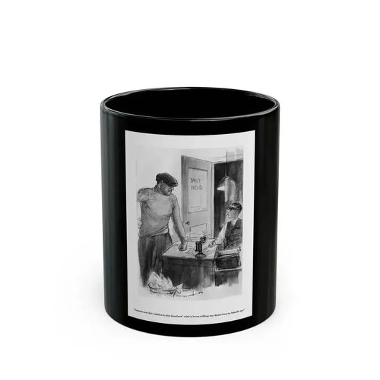 Esquire 1934-01 p032 - Black Coffee Mug 11oz - Go Mug Yourself