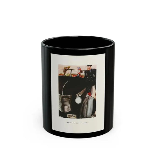 Esquire-1937-11-cartoon-03 - Black Coffee Mug 11oz - Go Mug Yourself