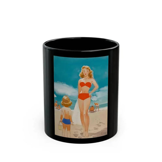 Esquire cartoon, February 1952 - Black Coffee Mug 11oz - Go Mug Yourself