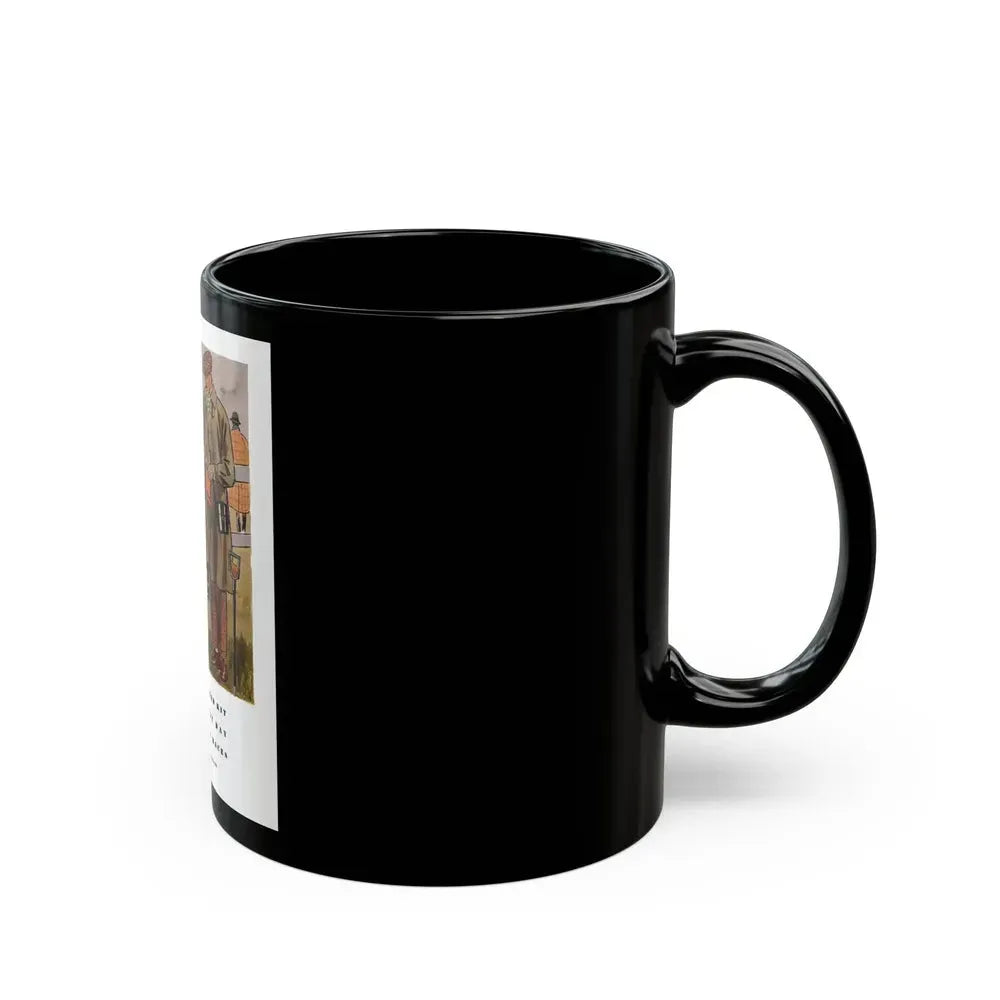 Esquire Fashion Illustration, Autumn 1933 (11) - Black Coffee Mug - Go Mug Yourself