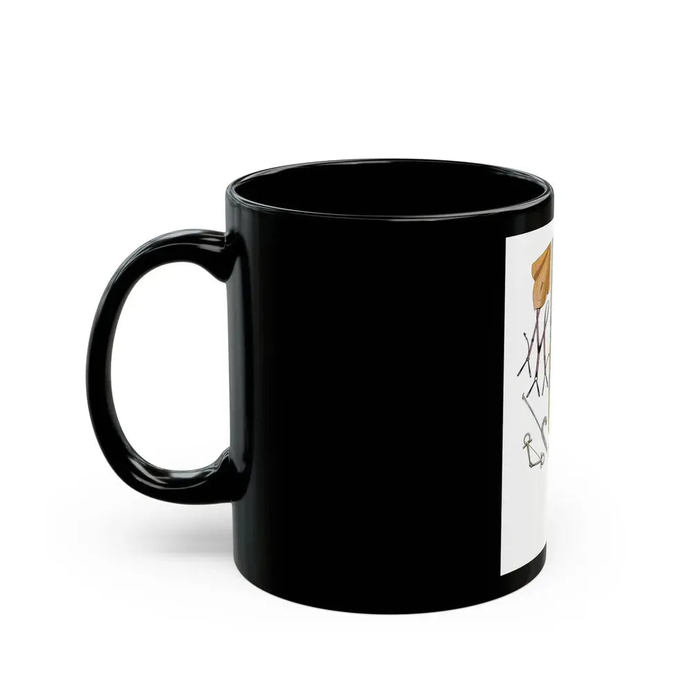 Esquire Fashion Illustration, Autumn 1933 (11) - Black Coffee Mug - Go Mug Yourself