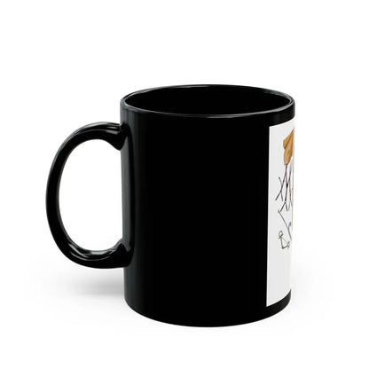 Esquire Fashion Illustration, Autumn 1933 (11) - Black Coffee Mug - Go Mug Yourself