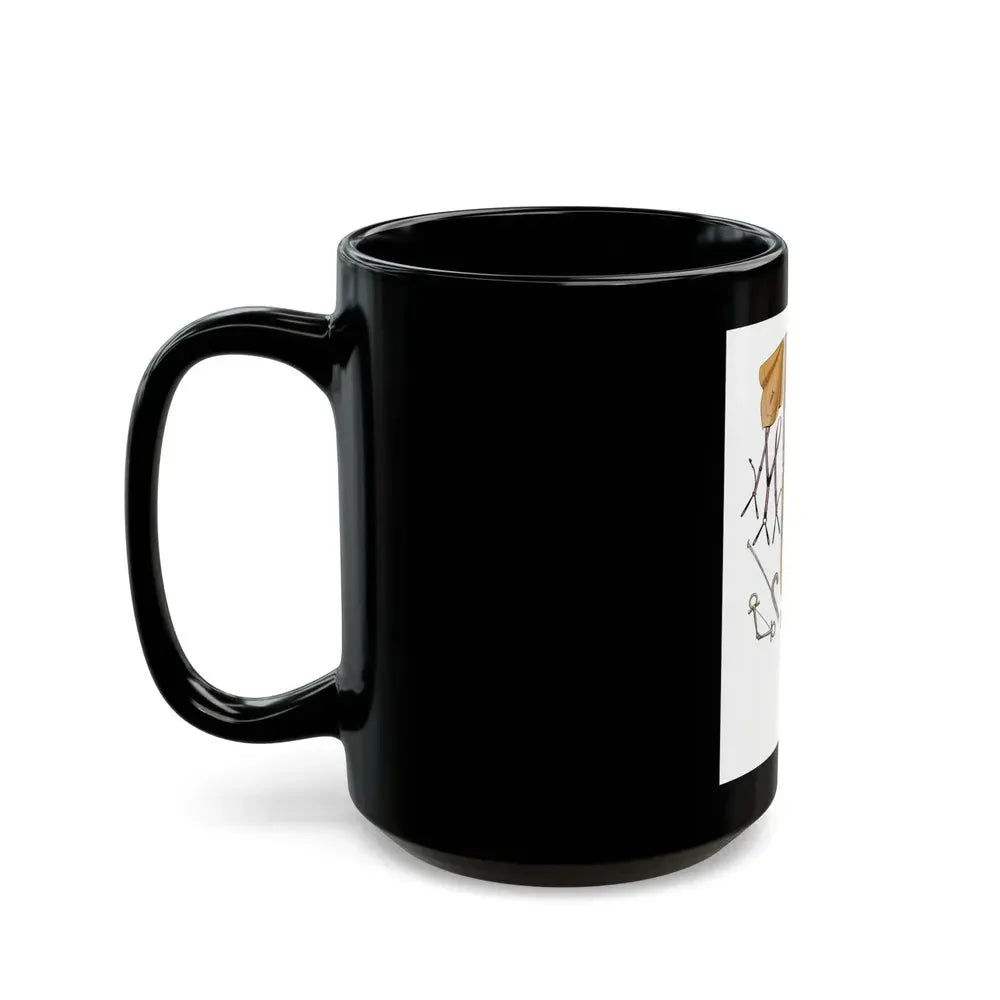 Esquire Fashion Illustration, Autumn 1933 (11) - Black Coffee Mug - Go Mug Yourself