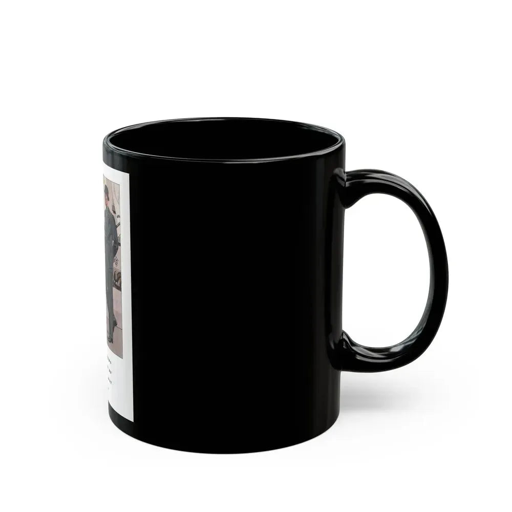 Esquire Fashion Illustration, Autumn 1933 (4) - Black Coffee Mug - Go Mug Yourself