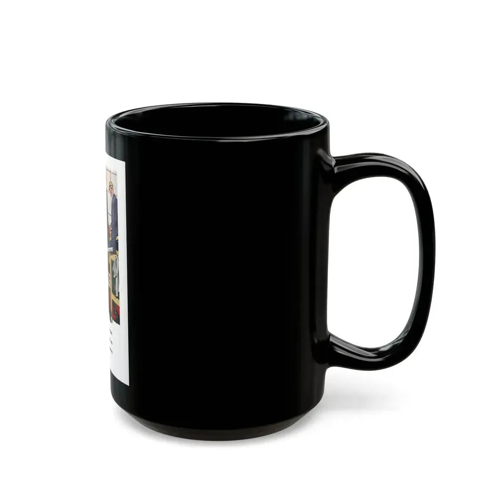 Esquire Fashion Illustration, Autumn 1933 (6) - Black Coffee Mug - Go Mug Yourself
