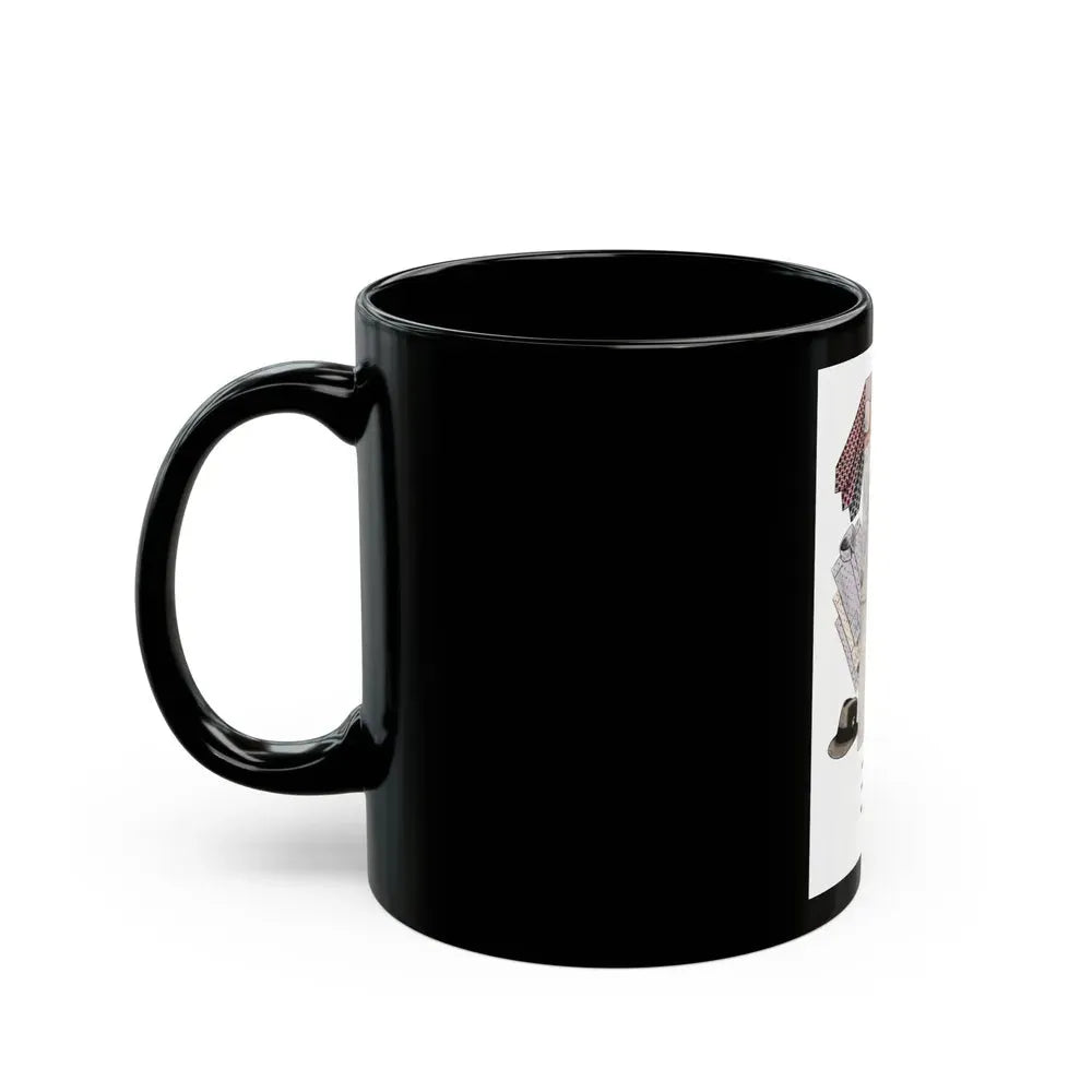 Esquire Fashion Illustration, Autumn 1933 (8) - Black Coffee Mug - Go Mug Yourself