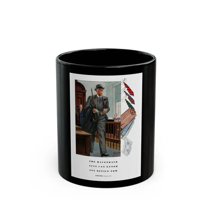 Esquire Fashion Illustration, Autumn 1933 (9) - Black Coffee Mug 11oz - Go Mug Yourself