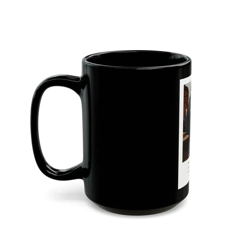 Esquire Fashion Illustration, Autumn 1933 (9) - Black Coffee Mug - Go Mug Yourself