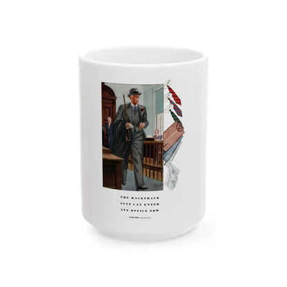 Esquire Fashion Illustration, Autumn 1933 (9) - White Coffee Mug 15oz - Go Mug Yourself