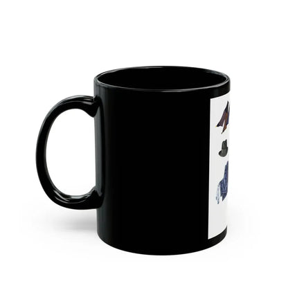 Esquire Fashion Illustration, January 1934 (2) - Black Coffee Mug - Go Mug Yourself