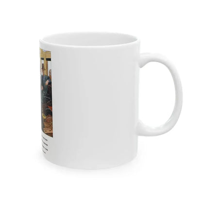 Esquire Fashion Illustration, January 1934 (2) - White Coffee Mug - Go Mug Yourself