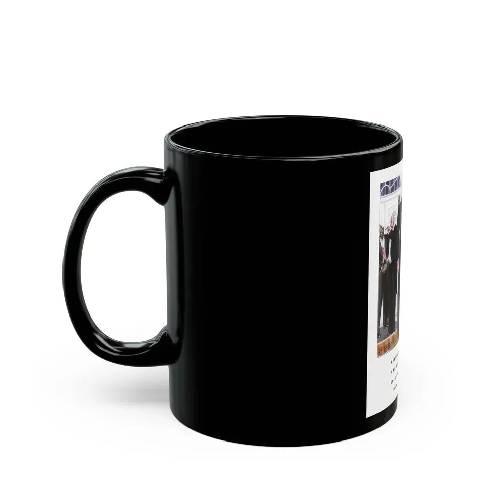 Esquire Fashion Illustration, January 1934 (3) - Black Coffee Mug - Go Mug Yourself