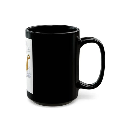 Esquire Fashion Illustration, January 1934 (3) - Black Coffee Mug - Go Mug Yourself