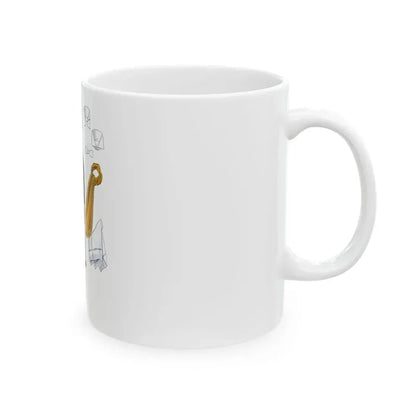Esquire Fashion Illustration, January 1934 (3) - White Coffee Mug - Go Mug Yourself
