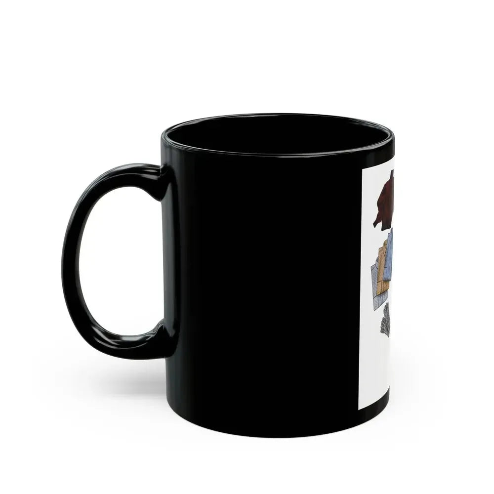 Esquire Fashion Illustration, January 1934 (4) - Black Coffee Mug - Go Mug Yourself