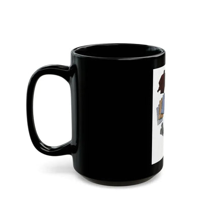 Esquire Fashion Illustration, January 1934 (4) - Black Coffee Mug - Go Mug Yourself