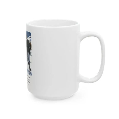 Esquire Fashion Illustration, January 1934 (4) - White Coffee Mug - Go Mug Yourself