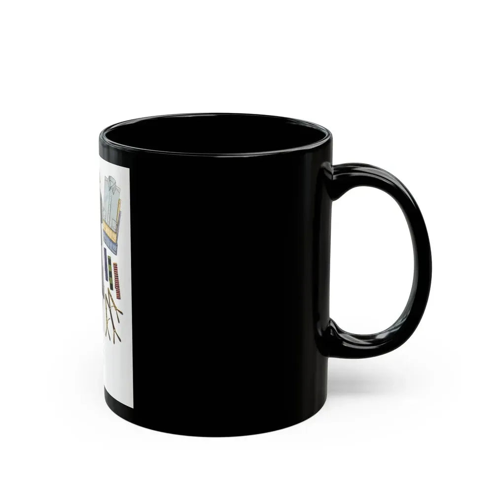 Esquire Fashion Illustration, January 1934 (5) - Black Coffee Mug - Go Mug Yourself
