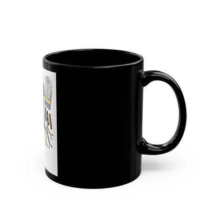 Esquire Fashion Illustration, January 1934 (5) - Black Coffee Mug - Go Mug Yourself
