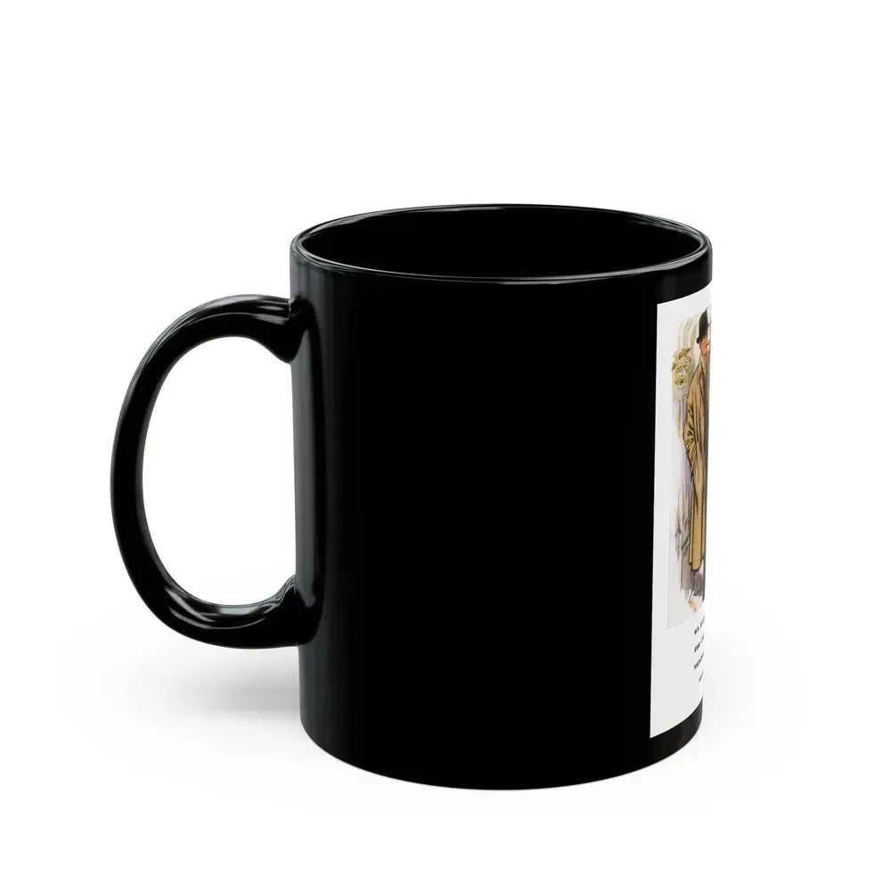 Esquire Fashion Illustration, January 1934 (5) - Black Coffee Mug - Go Mug Yourself
