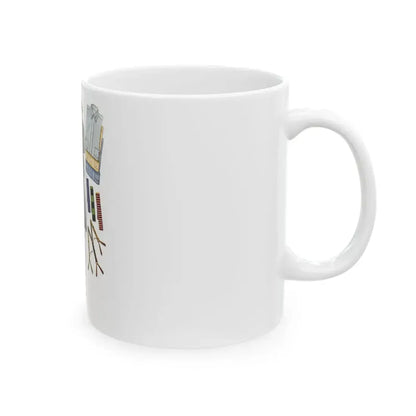 Esquire Fashion Illustration, January 1934 (5) - White Coffee Mug - Go Mug Yourself