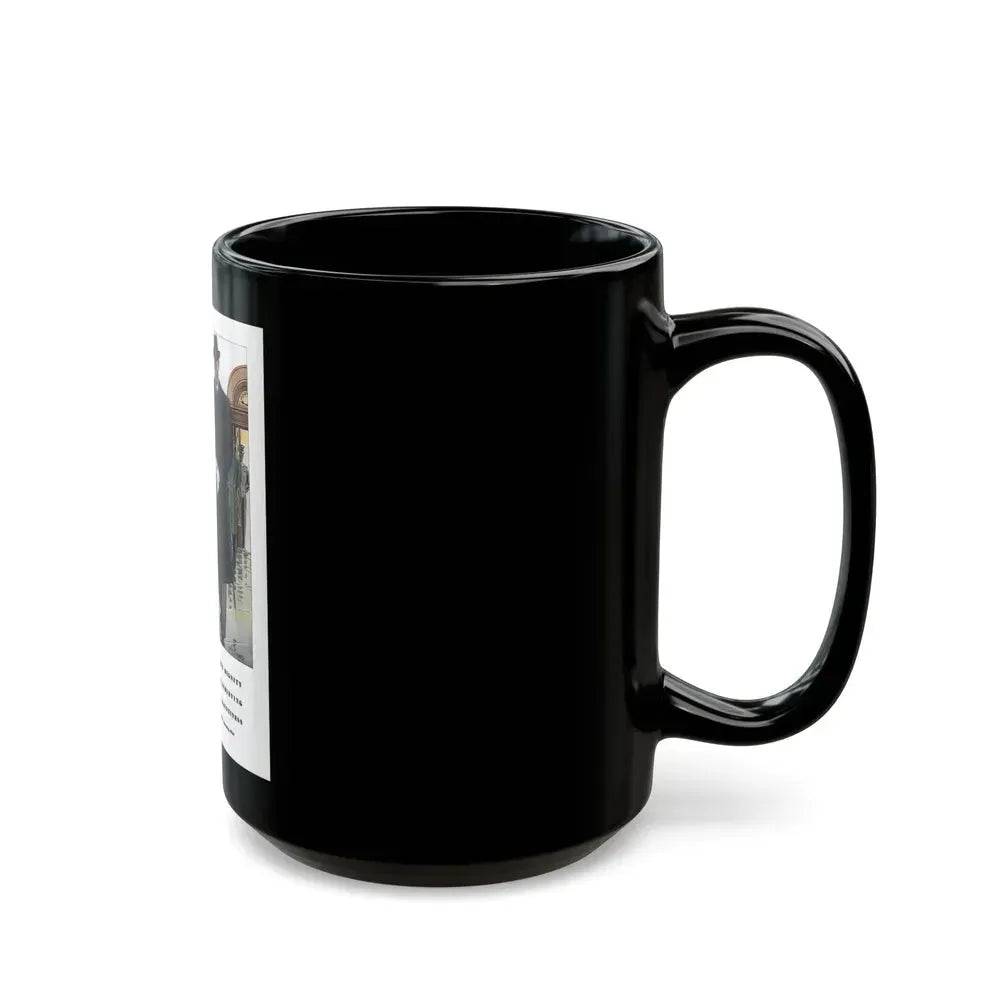Esquire Fashion Illustration, January 1934 (6) - Black Coffee Mug - Go Mug Yourself