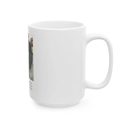 Esquire Fashion Illustration, January 1934 (6) - White Coffee Mug - Go Mug Yourself