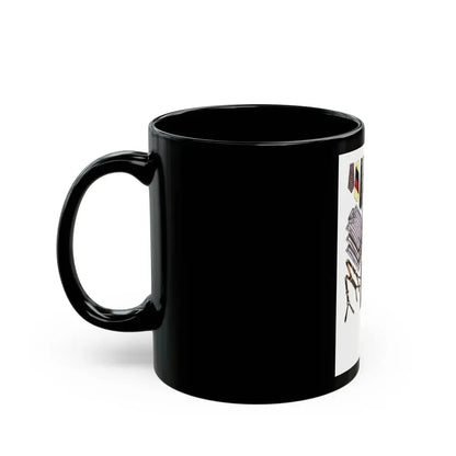 Esquire Fashion Illustration, January 1934 (8) - Black Coffee Mug - Go Mug Yourself