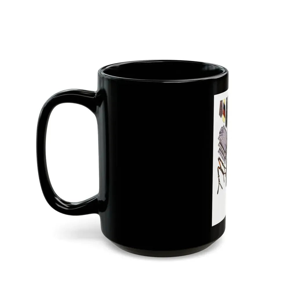 Esquire Fashion Illustration, January 1934 (8) - Black Coffee Mug - Go Mug Yourself