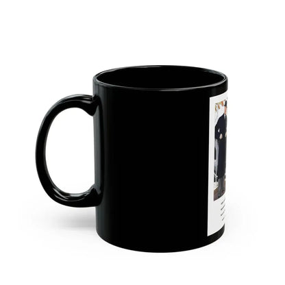 Esquire Fashion Illustration, January 1934 (9) - Black Coffee Mug - Go Mug Yourself