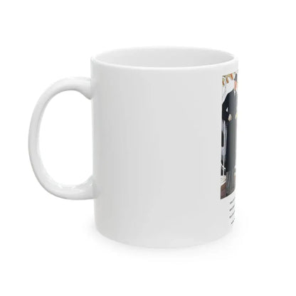 Esquire Fashion Illustration, January 1934 (9) - White Coffee Mug - Go Mug Yourself