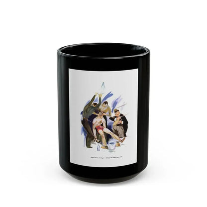 Esquire Illustration, January 1934 - Black Coffee Mug 15oz - Go Mug Yourself