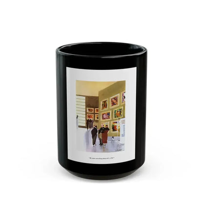 Esquire Illustration, January 1934 (p. 110) - Black Coffee Mug 15oz - Go Mug Yourself