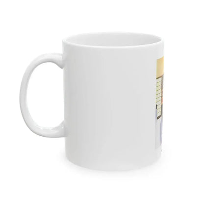 Esquire Illustration, January 1934 (p. 110) - White Coffee Mug - Go Mug Yourself