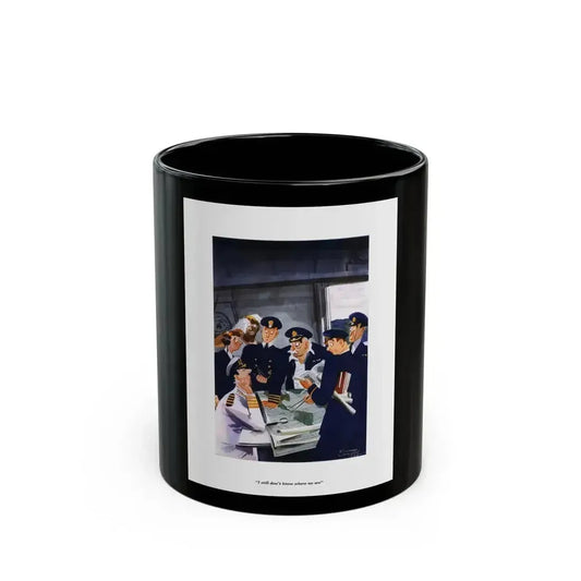 Esquire Illustration, January 1934 (p. 133) - Black Coffee Mug 11oz - Go Mug Yourself