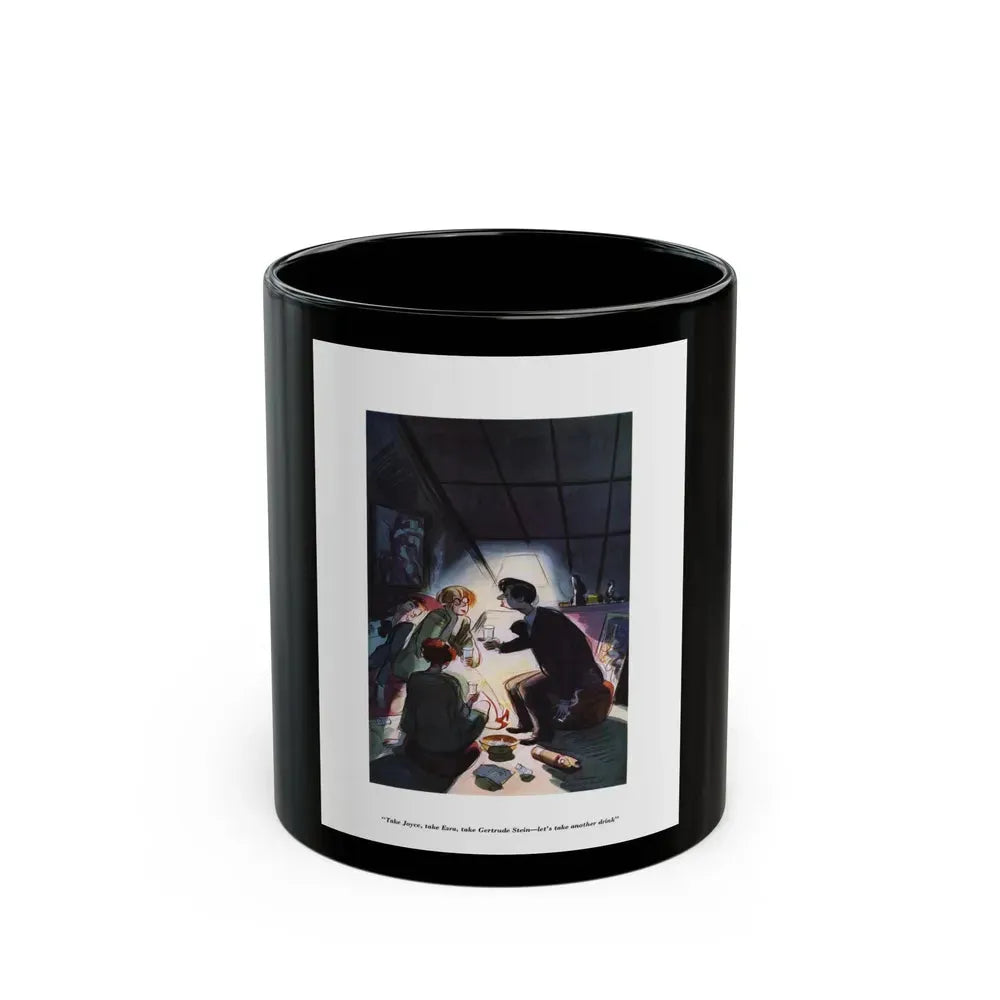 Esquire Illustration, January 1934 (p. 40) - Black Coffee Mug 11oz - Go Mug Yourself