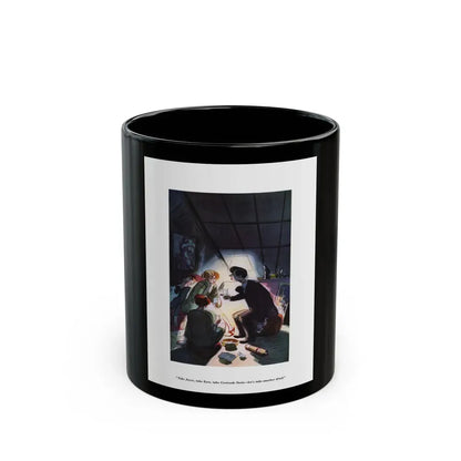 Esquire Illustration, January 1934 (p. 40) - Black Coffee Mug 11oz - Go Mug Yourself