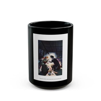 Esquire Illustration, January 1934 (p. 40) - Black Coffee Mug 15oz - Go Mug Yourself