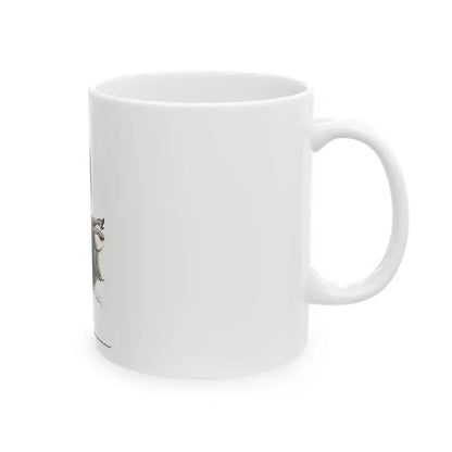 Esquire Illustration, January 1934 (p. 52) - White Coffee Mug - Go Mug Yourself