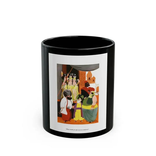 Esquire Illustration, January 1934 (p. 63) - Black Coffee Mug 11oz - Go Mug Yourself