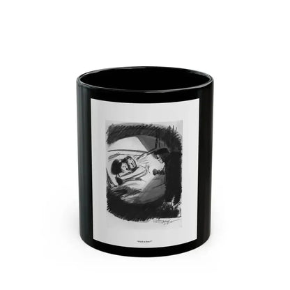 Esquire Illustration, January 1934 (p. 76) - Black Coffee Mug 11oz - Go Mug Yourself