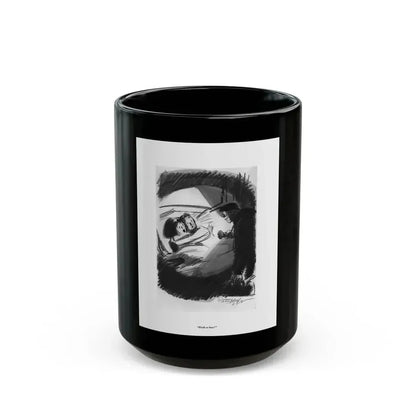 Esquire Illustration, January 1934 (p. 76) - Black Coffee Mug 15oz - Go Mug Yourself