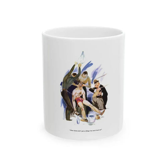 Esquire Illustration, January 1934 - White Coffee Mug 11oz - Go Mug Yourself