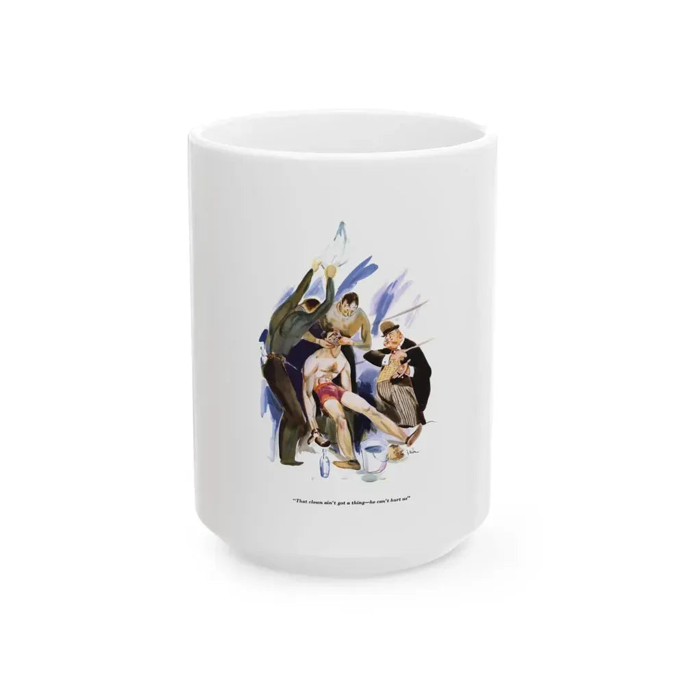 Esquire Illustration, January 1934 - White Coffee Mug 15oz - Go Mug Yourself