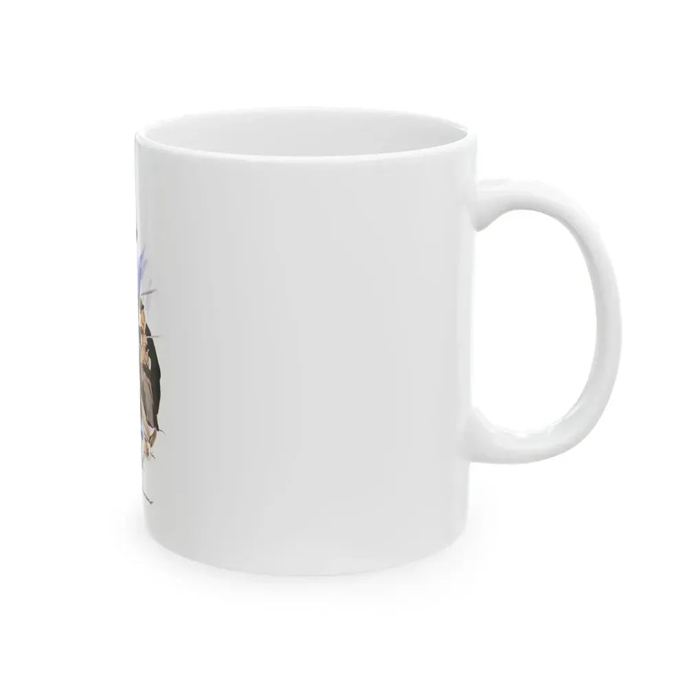 Esquire Illustration, January 1934 - White Coffee Mug - Go Mug Yourself