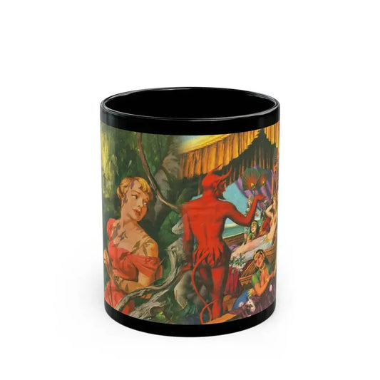 Esquire Illustrators, 1950 - Black Coffee Mug 11oz - Go Mug Yourself