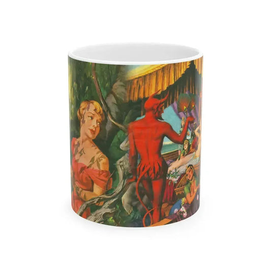 Esquire Illustrators, 1950 - White Coffee Mug 11oz - Go Mug Yourself