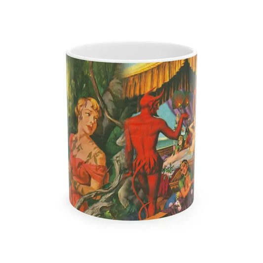 Esquire Illustrators, 1950 - White Coffee Mug 11oz - Go Mug Yourself