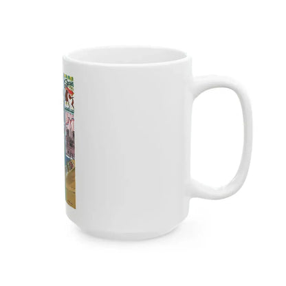Esquire magazine cartoon illustration, 1955 (1) - White Coffee Mug - Go Mug Yourself